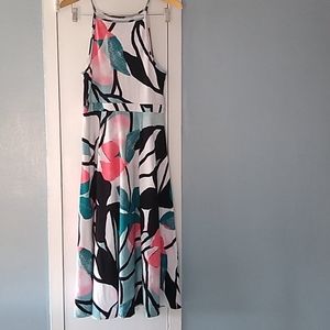 Ann Taylor factory floral A-line size6 dress